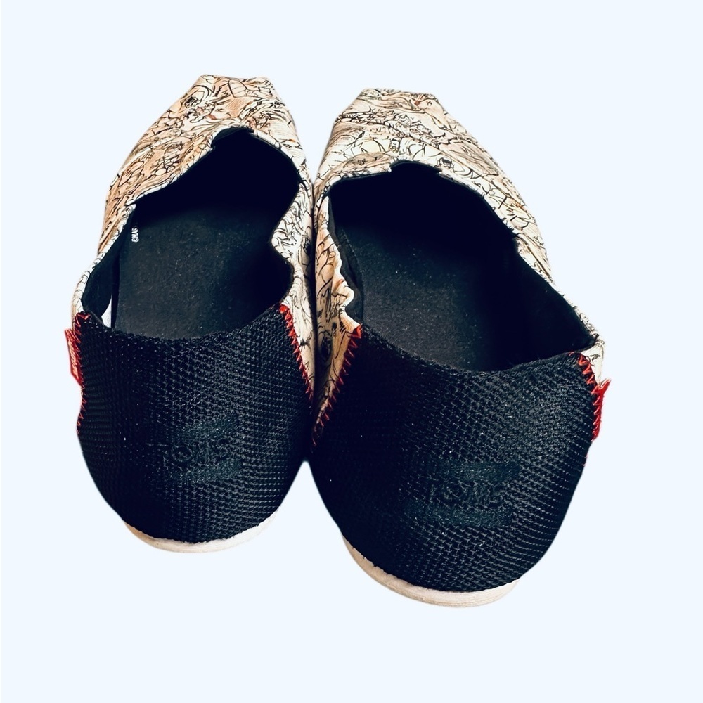 Toms Marvel Concept Print Alpargata Slip On Shoes Womens Size 12 Disney Avengers - Picture 3 of 6